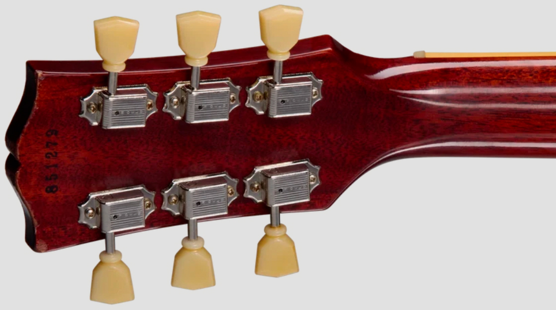 Gibson Custom Les Paul Standard 1958 Light Figured Maple Top Le Ltd 2h Ht Rw - Murphy Lab Heavy Aged Athens Burst - Guitarra eléctrica de corte único.