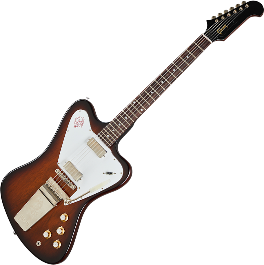 Gibson Custom Shop 1965 Non Reverse Firebird V Vibrola 2mh Trem Rw - Vos Vintage Sunburst - Guitarra electrica retro rock - Variation 1