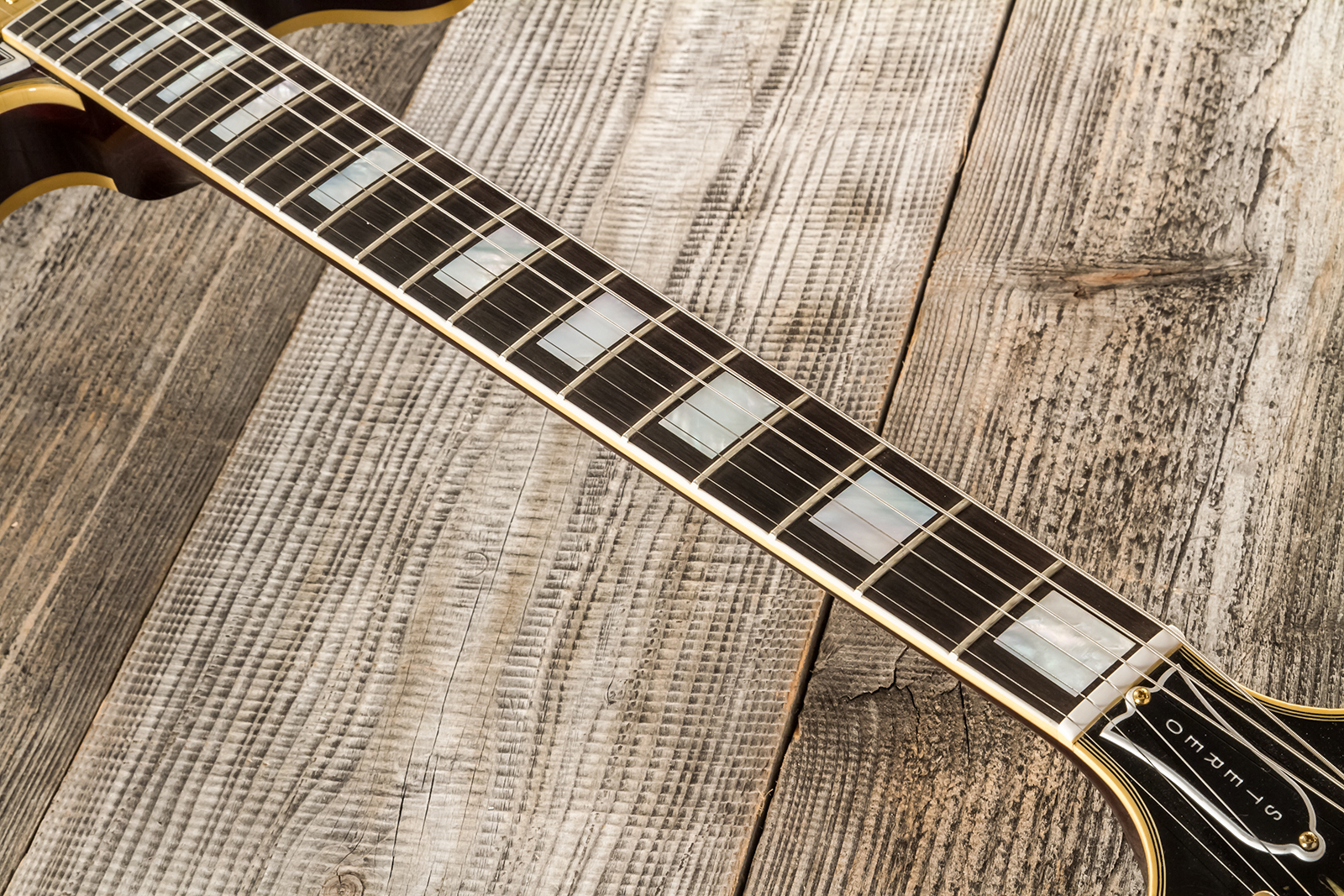 Gibson Custom Shop Bb King Es355 1974 Rumble In The Jungle 2h Trem Eb #bbes33523 - Murphy Lab Light Aged Walnut - Guitarra eléctrica semi caja - Varia