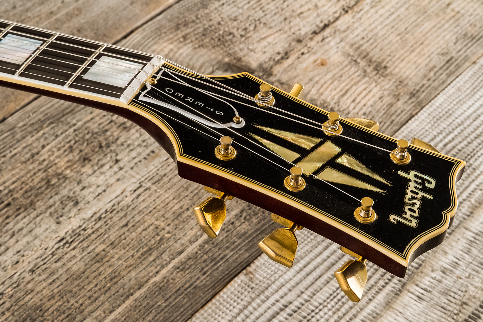 Gibson Custom Shop Bb King Es355 1974 Rumble In The Jungle 2h Trem Eb #bbes33523 - Murphy Lab Light Aged Walnut - Guitarra eléctrica semi caja - Varia