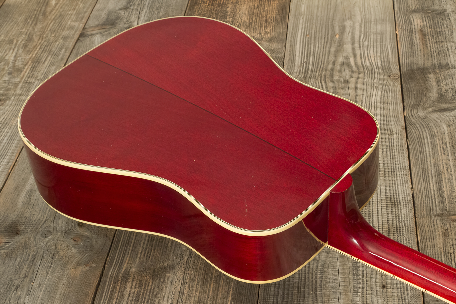 Gibson Custom Shop Country Western 1963 Dreadnought Epicea Acajou Rw - Murphy Lab Heavy Aged Smoked Natural - Guitarra folk - Variation 10