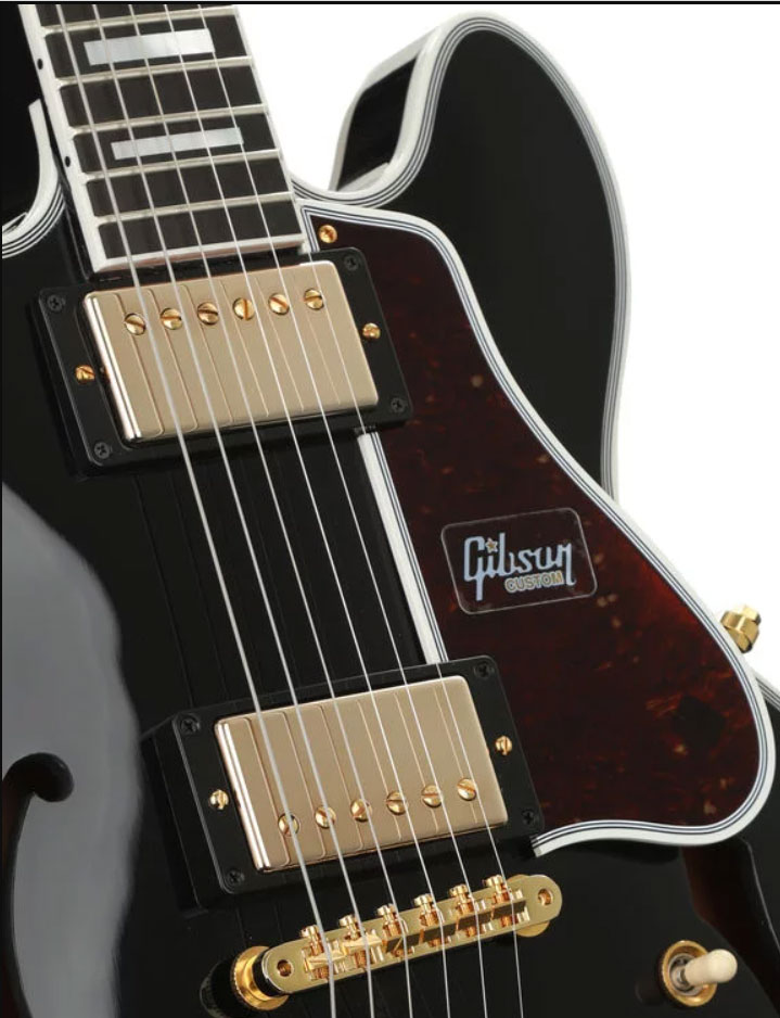 Gibson Custom Shop Cs-356 2h Ht Eb - Ebony - Guitarra eléctrica semi caja - Variation 1