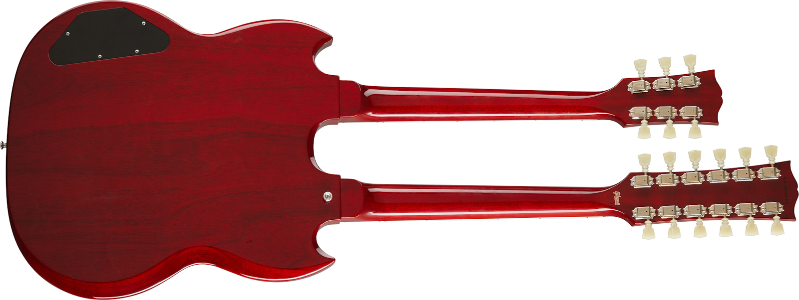 Gibson Custom Shop Eds-1275 Double Neck 2h Ht Rw - Cherry Red - Guitarra eléctrica de doble mástil - Variation 1