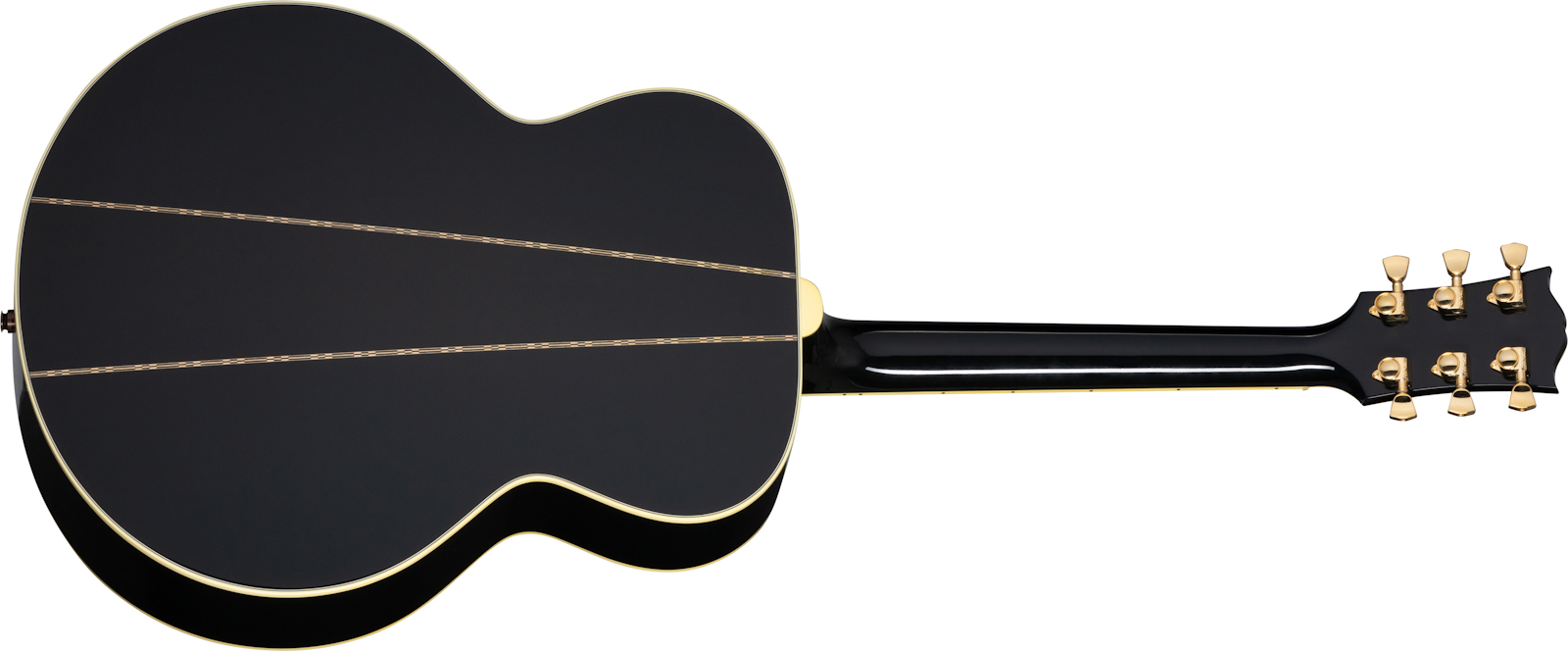 Gibson Custom Shop Elvis Presley Sj-200 Signature Jumbo Epicea Palissandre Rw - Ebony - Guitarra acústica & electro - Variation 1