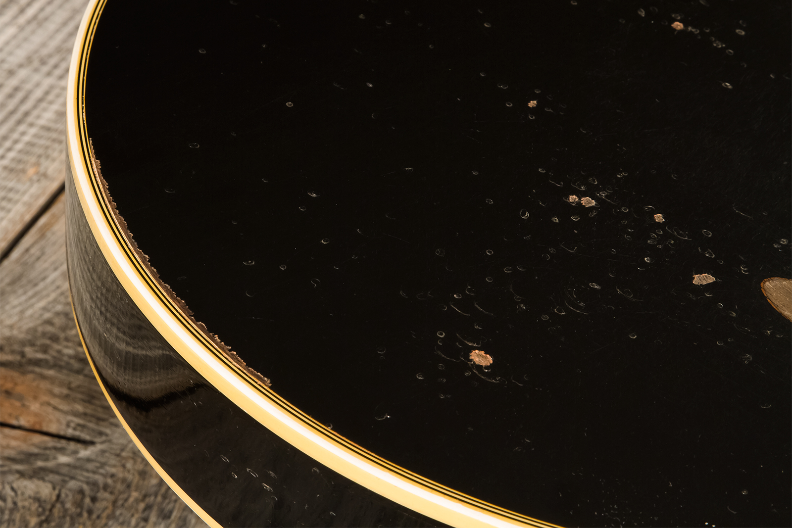Gibson Custom Shop Eric Clapton Les Paul Custom 1958 Signature 2h Ht Eb #ec027 - Murphy Lab Ebony - Guitarra eléctrica de corte único. - Variation 21