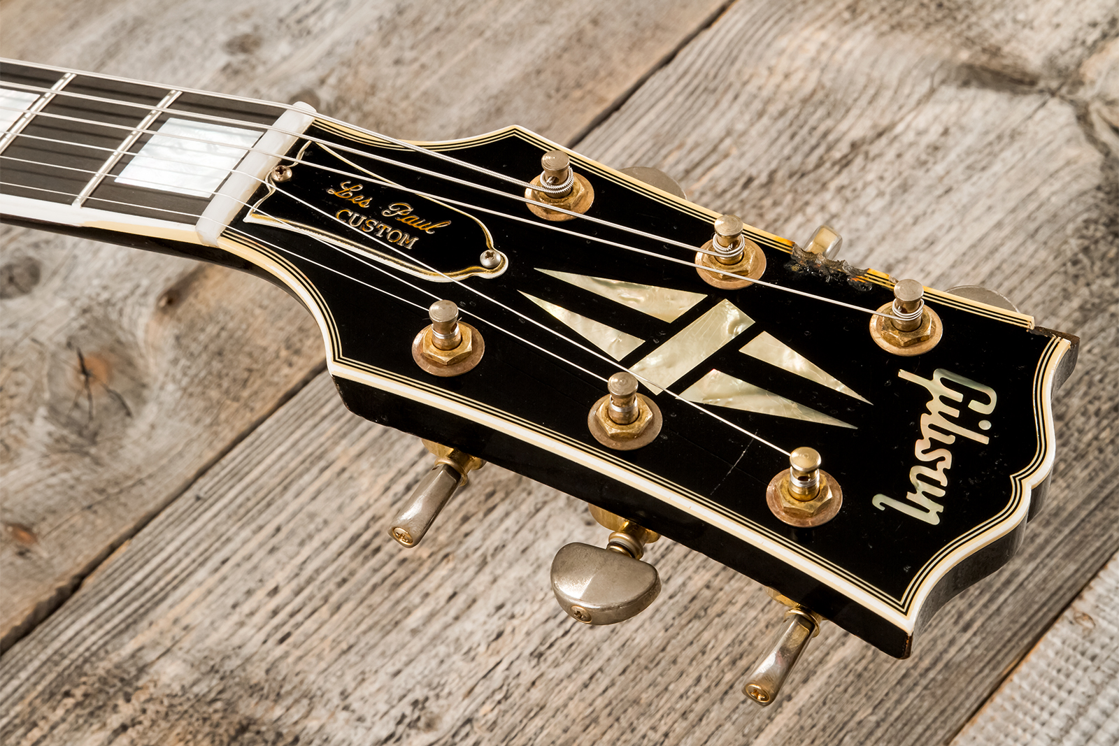 Gibson Custom Shop Eric Clapton Les Paul Custom 1958 Signature 2h Ht Eb #ec027 - Murphy Lab Ebony - Guitarra eléctrica de corte único. - Variation 27