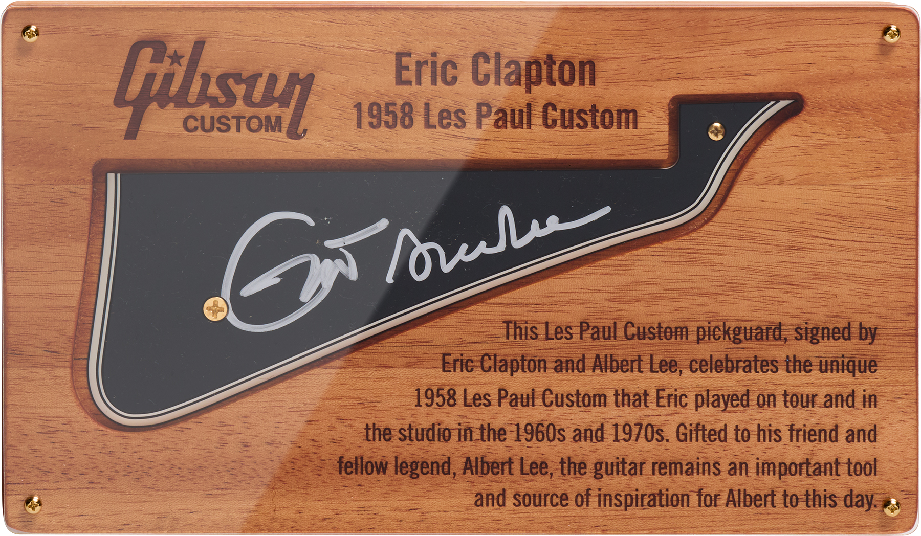 Gibson Custom Shop Eric Clapton Les Paul Custom 1958 Signature 2h Ht Eb #ec027 - Murphy Lab Ebony - Guitarra eléctrica de corte único. - Variation 32