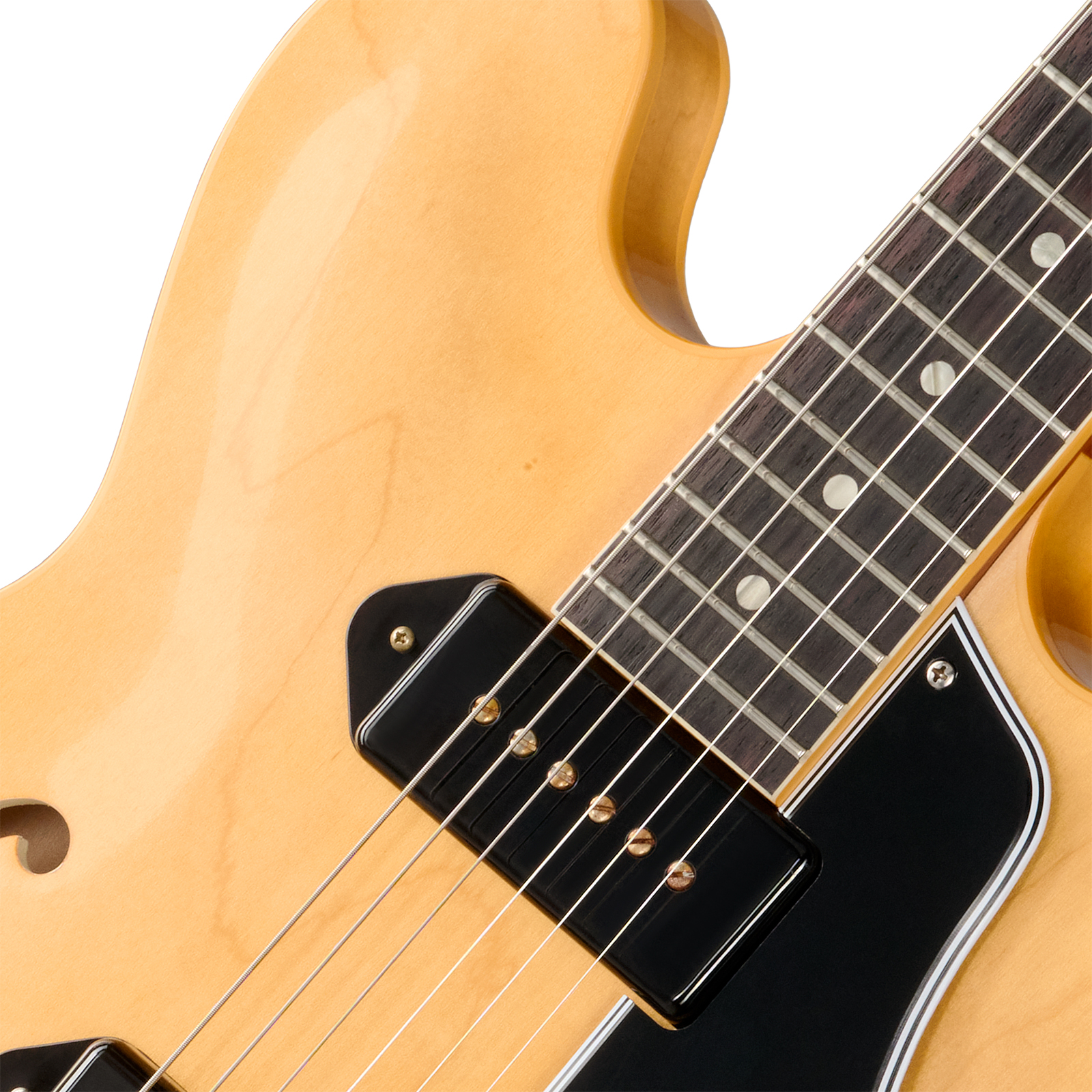 Gibson Custom Shop Es330 1959 Reissue Historic 2s P90 Ht Rw - Vintage Natural (vos Hardware) - Guitarra eléctrica semi caja - Variation 2