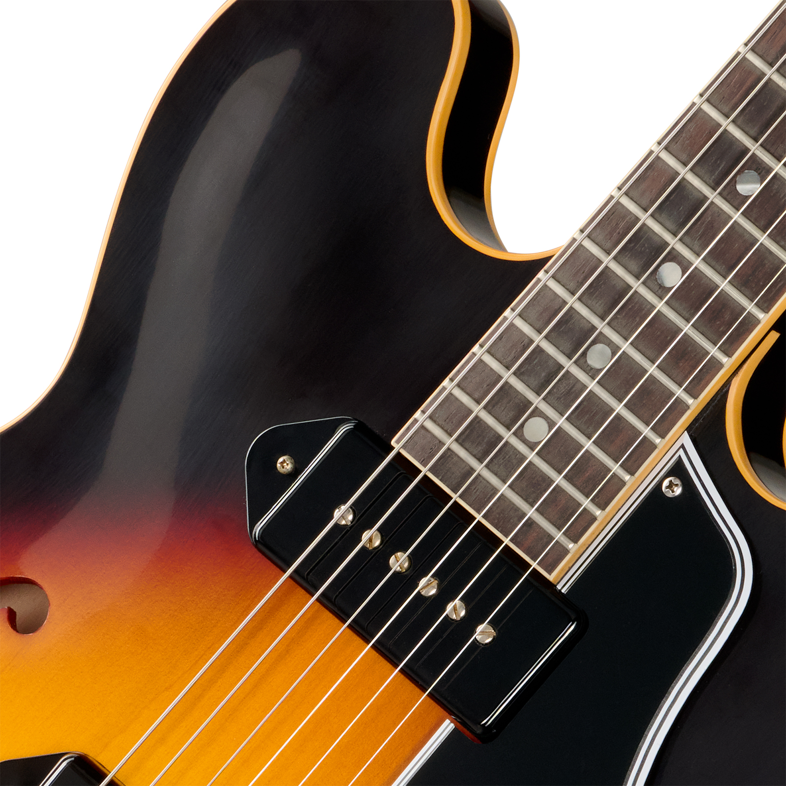 Gibson Custom Shop Es330 1959 Reissue Historic 2s P90 Ht Rw - Vintage Burst (vos Hardware) - Guitarra eléctrica semi caja - Variation 2