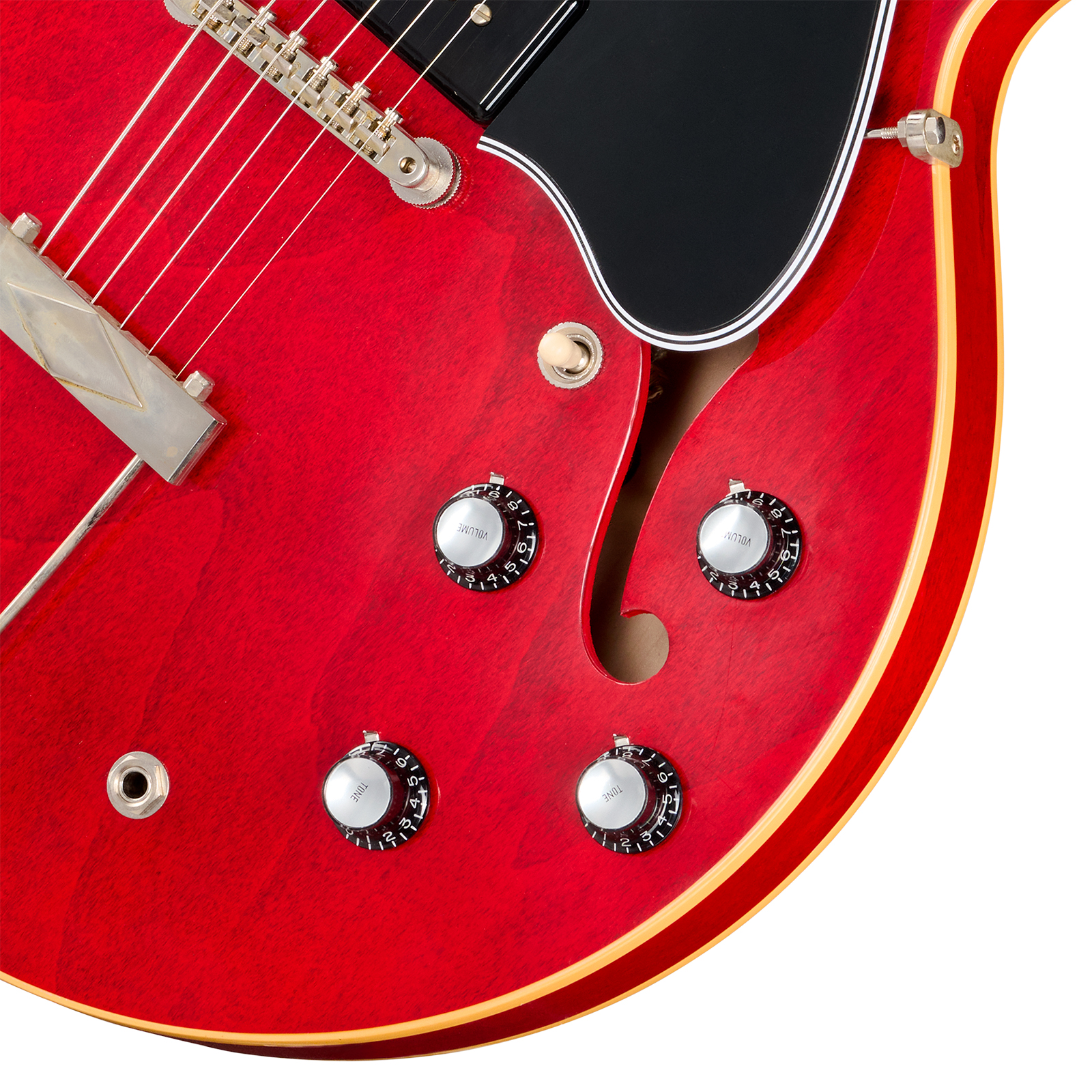 Gibson Custom Shop Es330 1962 Reissue Historic 2s P90 Ht Rw - Sixties Cherry - Guitarra eléctrica semi caja - Variation 3