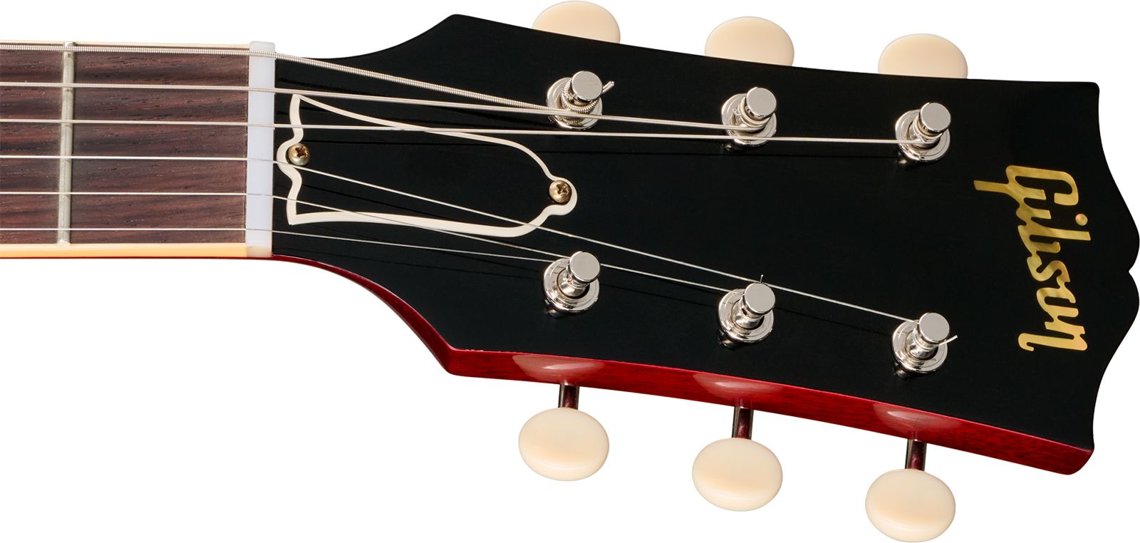 Gibson Custom Shop Es330 1962 Reissue Historic 2s P90 Ht Rw - Sixties Cherry - Guitarra eléctrica semi caja - Variation 4