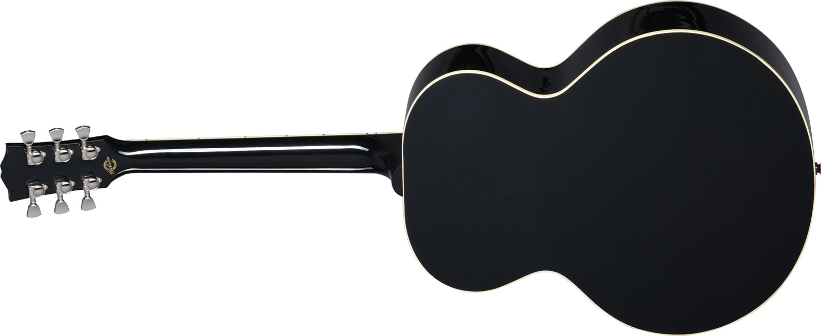 Gibson Custom Shop Everly Brothers J-180 Signature Jumbo Epicea Erable Rw - Ebony - Guitarra electro acustica - Variation 1