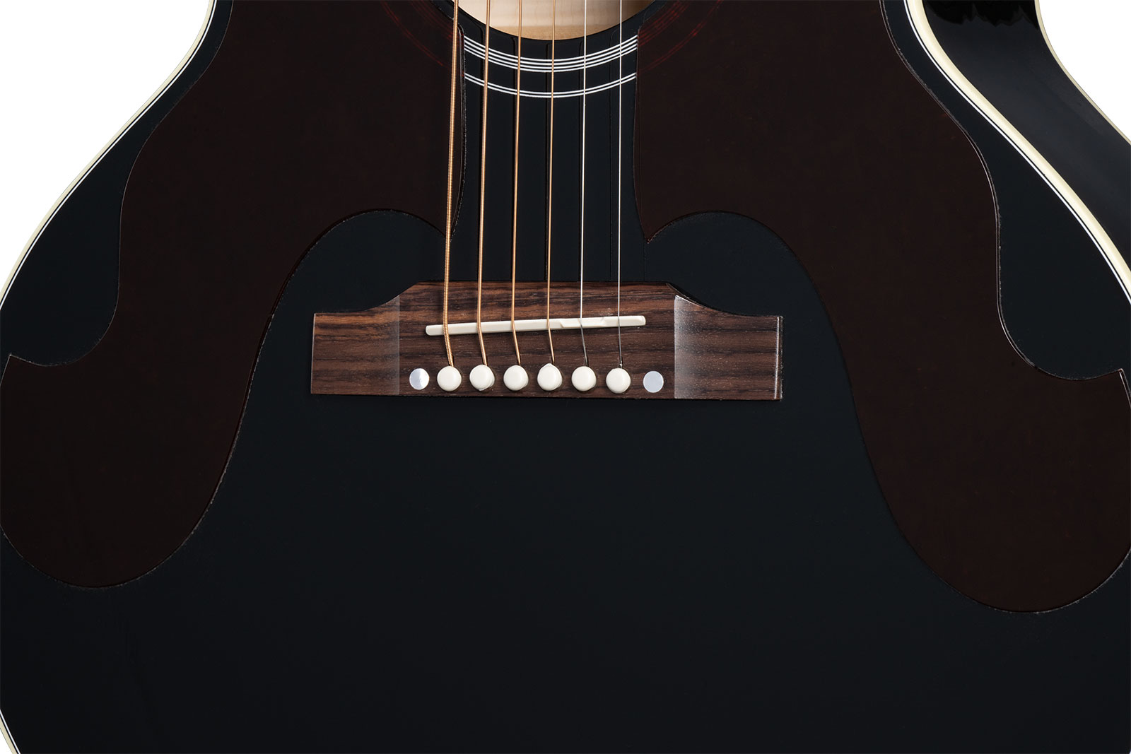 Gibson Custom Shop Everly Brothers J-180 Signature Jumbo Epicea Erable Rw - Ebony - Guitarra electro acustica - Variation 4