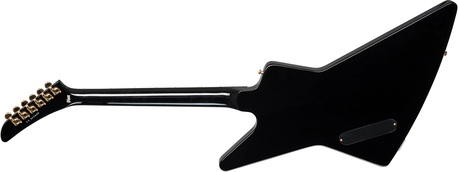 Gibson Custom Shop Explorer Custom 2019 2h Ht Eb - Ebony - Guitarra electrica metalica - Variation 1