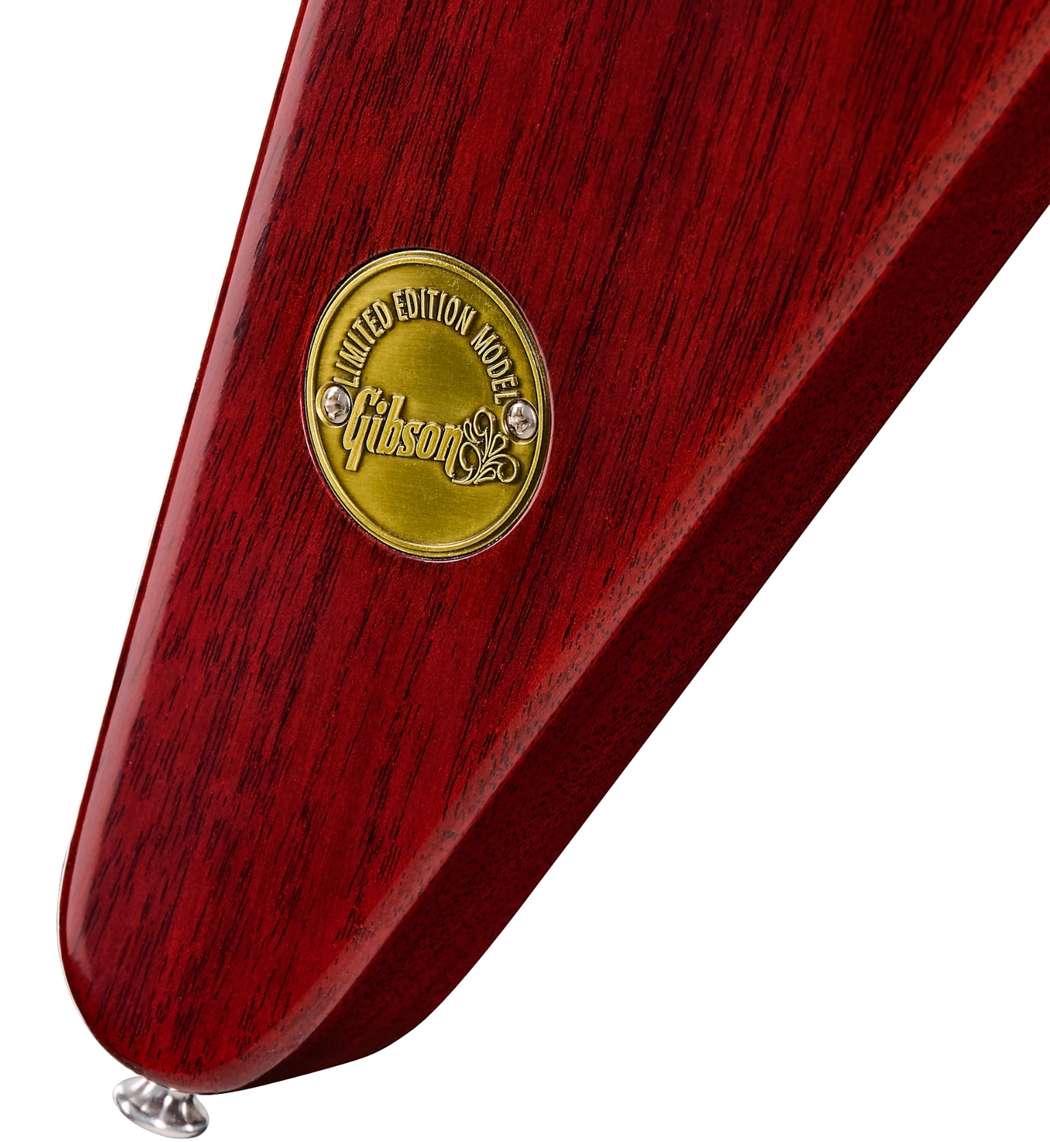 Gibson Custom Shop Flying V 1971 Reissue 2h Ht Rw - Medallion Cherry - Guitarra electrica retro rock - Variation 4