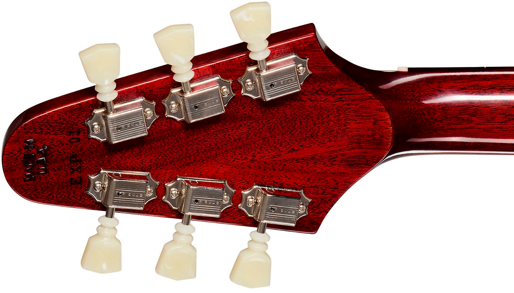 Gibson Custom Shop Flying V 1971 Reissue 2h Ht Rw - Medallion Cherry - Guitarra electrica retro rock - Variation 6