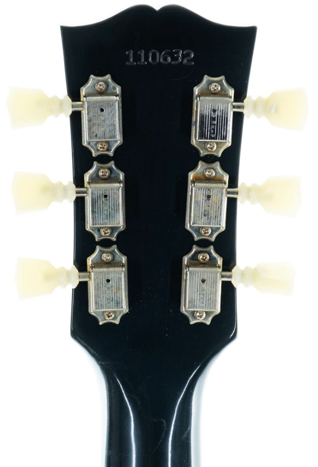 Gibson Custom Shop Historic Es-335 1964 Reissue 2h Ht Rw - Vos Ebony - Guitarra eléctrica semi caja - Variation 3