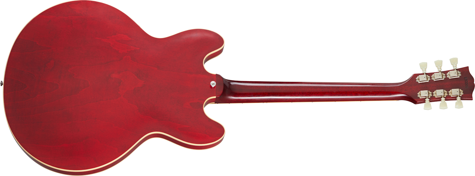 Gibson Custom Shop Historic Es-335 Reissue 1964 Lh Gaucher 2h Ht Rw - Vos Sixties Cherry - Guitarra electrica para zurdos - Variation 1