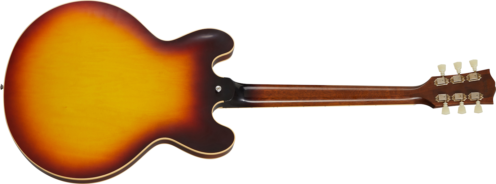 Gibson Custom Shop Historic Es335 Reissue 1961 2h Ht Rw - Vos Vintage Burst - Guitarra eléctrica semi caja - Variation 1