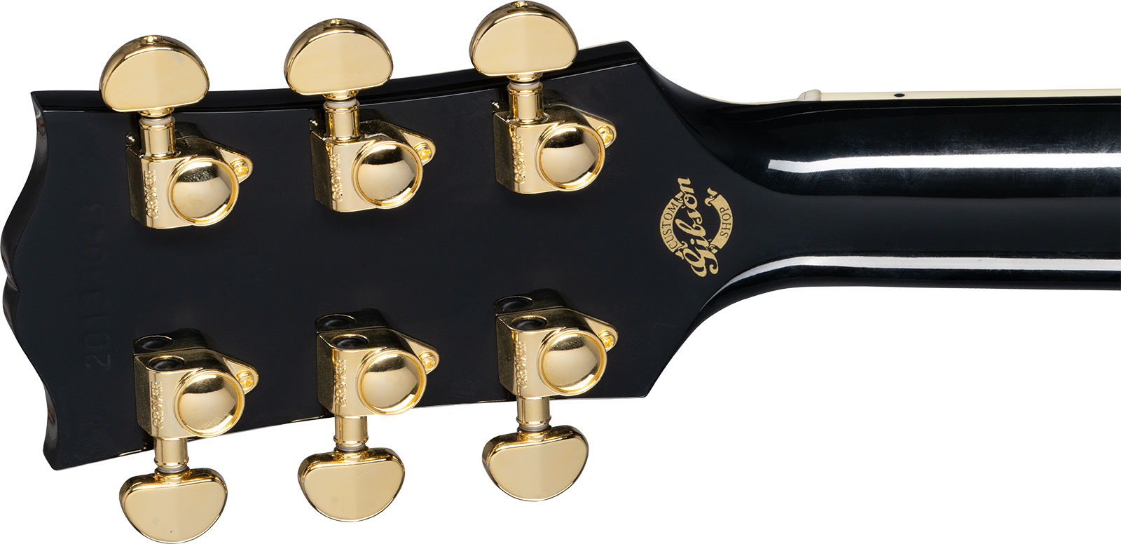 Gibson Custom Shop Hummingbird Custom Dreadnought Epicea Acajou Eb - Ebony - Guitarra electro acustica - Variation 5