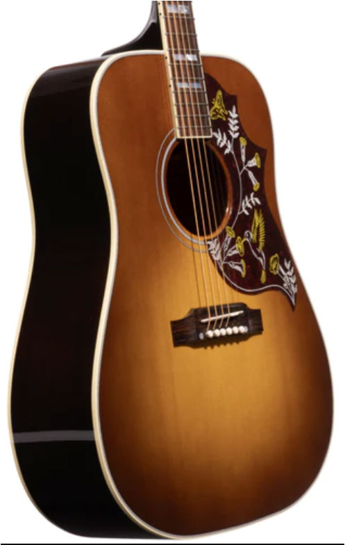 Gibson Custom Shop Hummingbird Standard Red Spruce Modern Dreadnought Epicea Acajou Rw - Honey Burst - Guitarra folk - Variation 2