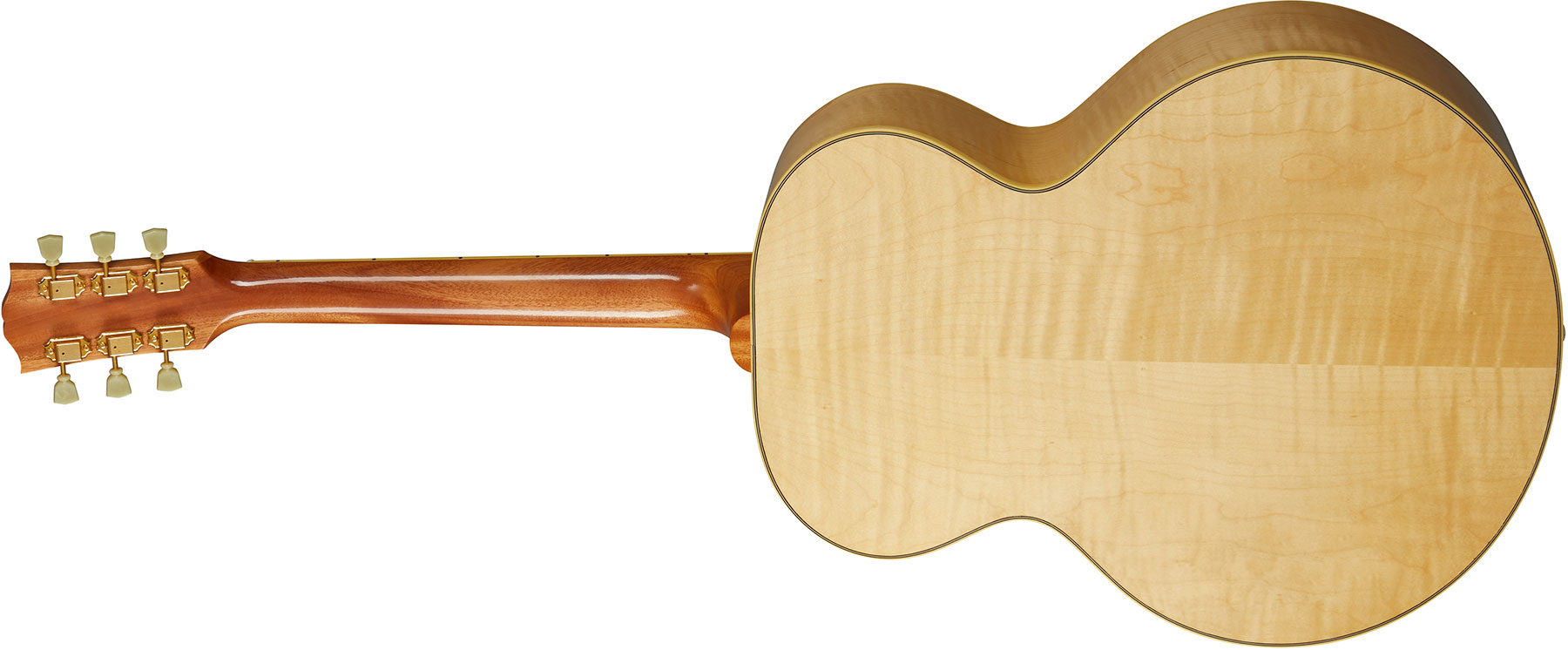 Gibson Custom Shop J-185 1952 Historic Jumbo Epicea Erable Rw - Vos Antique Natural - Guitarra folk - Variation 1