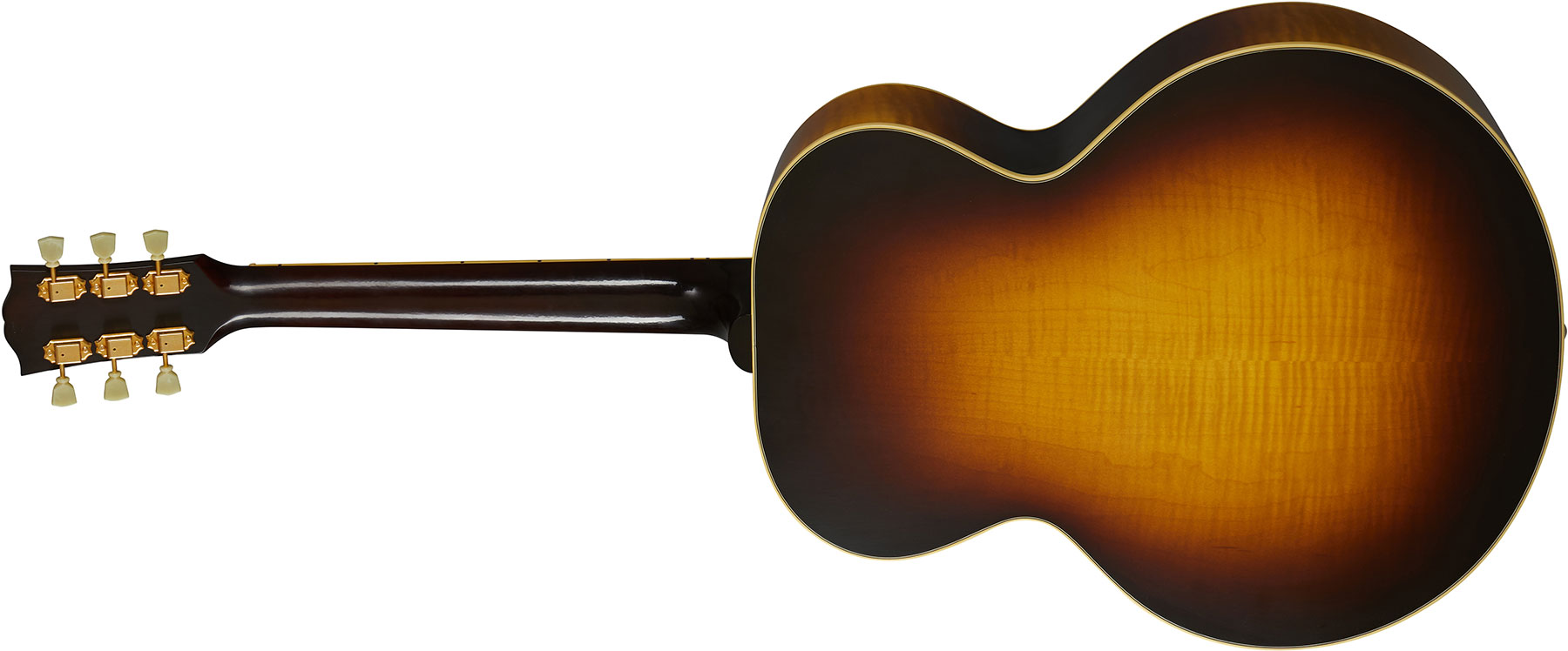 Gibson Custom Shop J185 1952 Historic Jumbo Epicea Erable Rw - Vos Vintage Sunburst - Guitarra folk - Variation 1