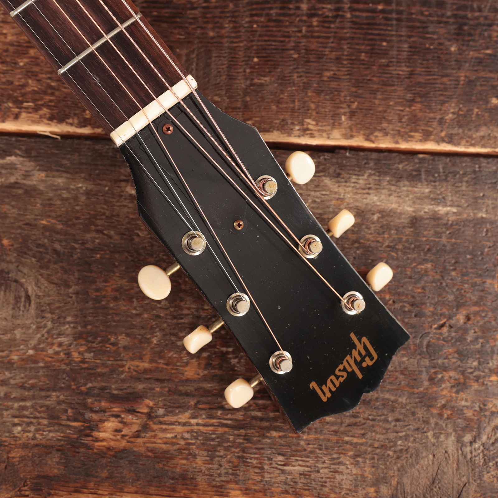 Gibson Custom Shop J45 1955 Dreadnought Epicea Acajou Rw - Murphy Lab Light Aged Vintage Sunburst - Guitarra folk - Variation 7