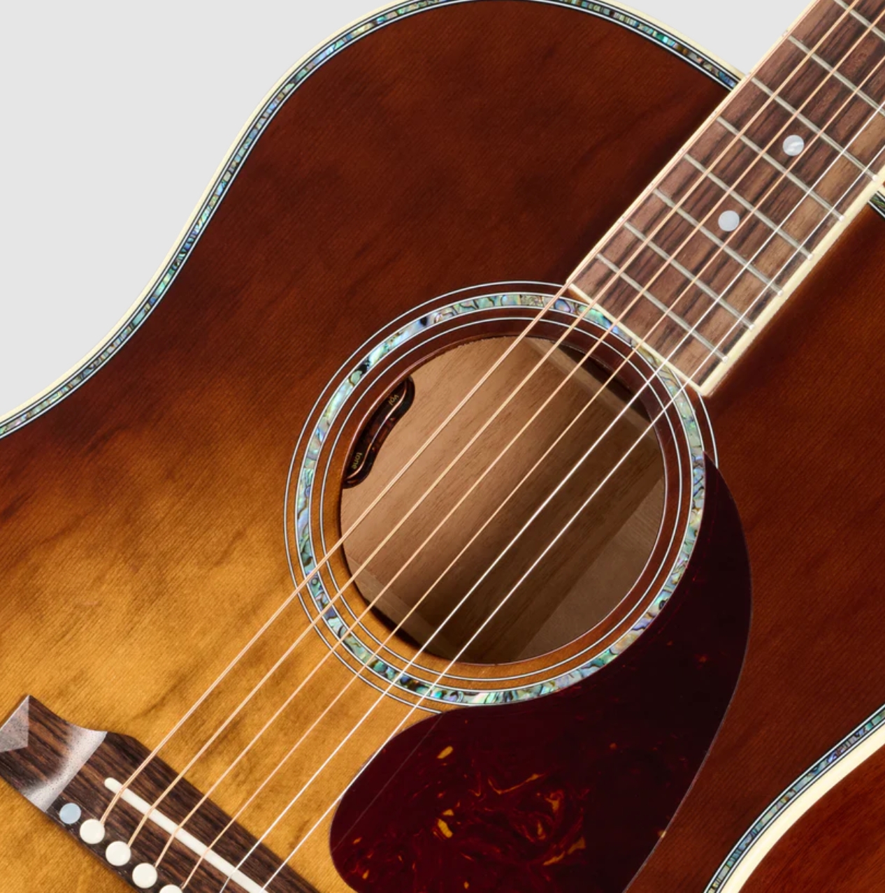 Gibson Custom Shop J45 Ann. Ltd Dreadnought Epicea Palissandre Rw - Cremona Burst - Guitarra folk - Variation 2