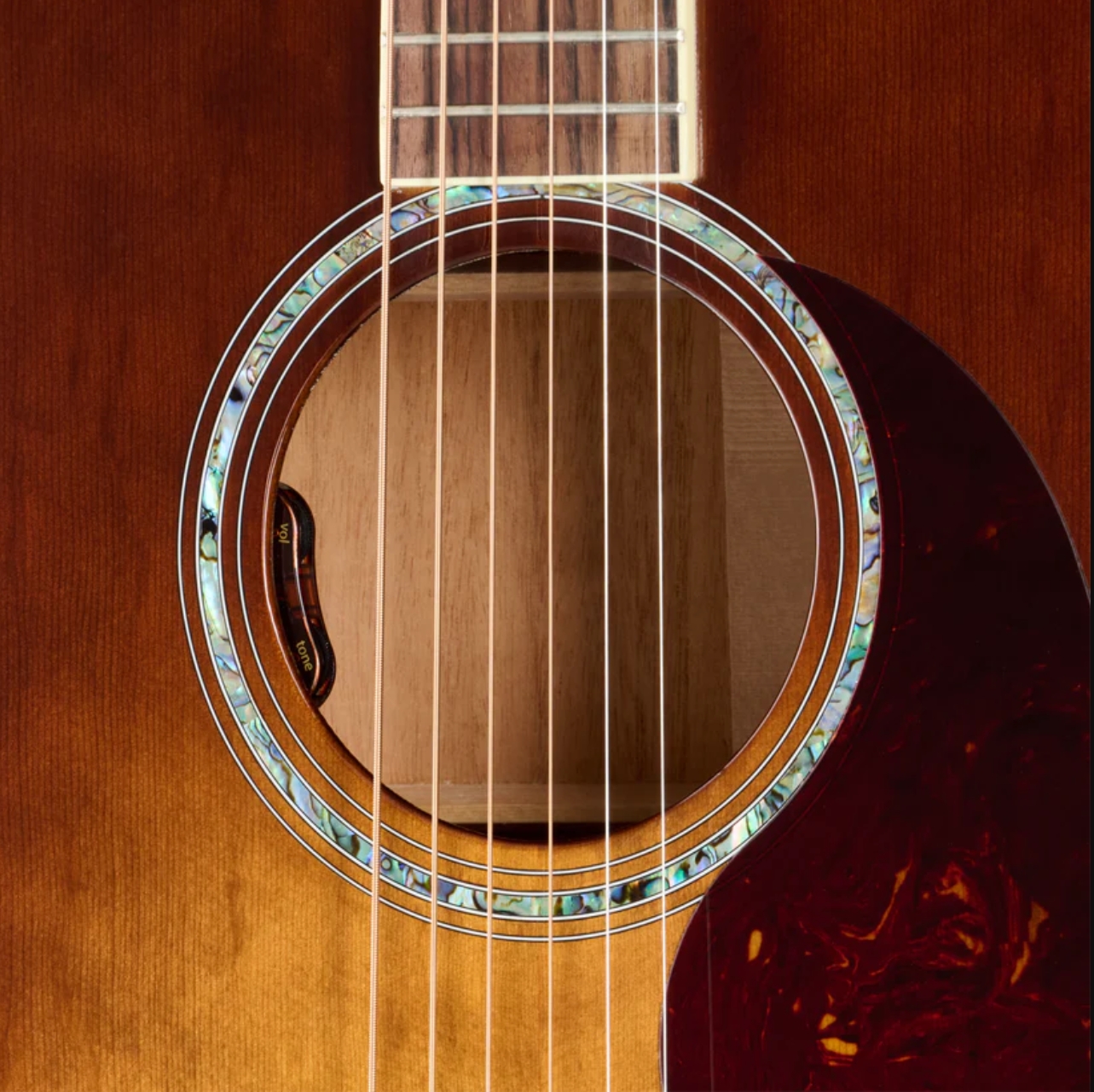 Gibson Custom Shop J45 Ann. Ltd Dreadnought Epicea Palissandre Rw - Cremona Burst - Guitarra folk - Variation 4