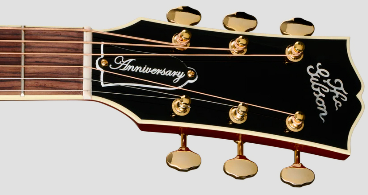 Gibson Custom Shop J45 Ann. Ltd Dreadnought Epicea Palissandre Rw - Cremona Burst - Guitarra folk - Variation 5