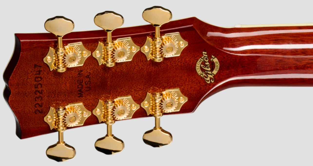 Gibson Custom Shop J45 Ann. Ltd Dreadnought Epicea Palissandre Rw - Cremona Burst - Guitarra folk - Variation 6