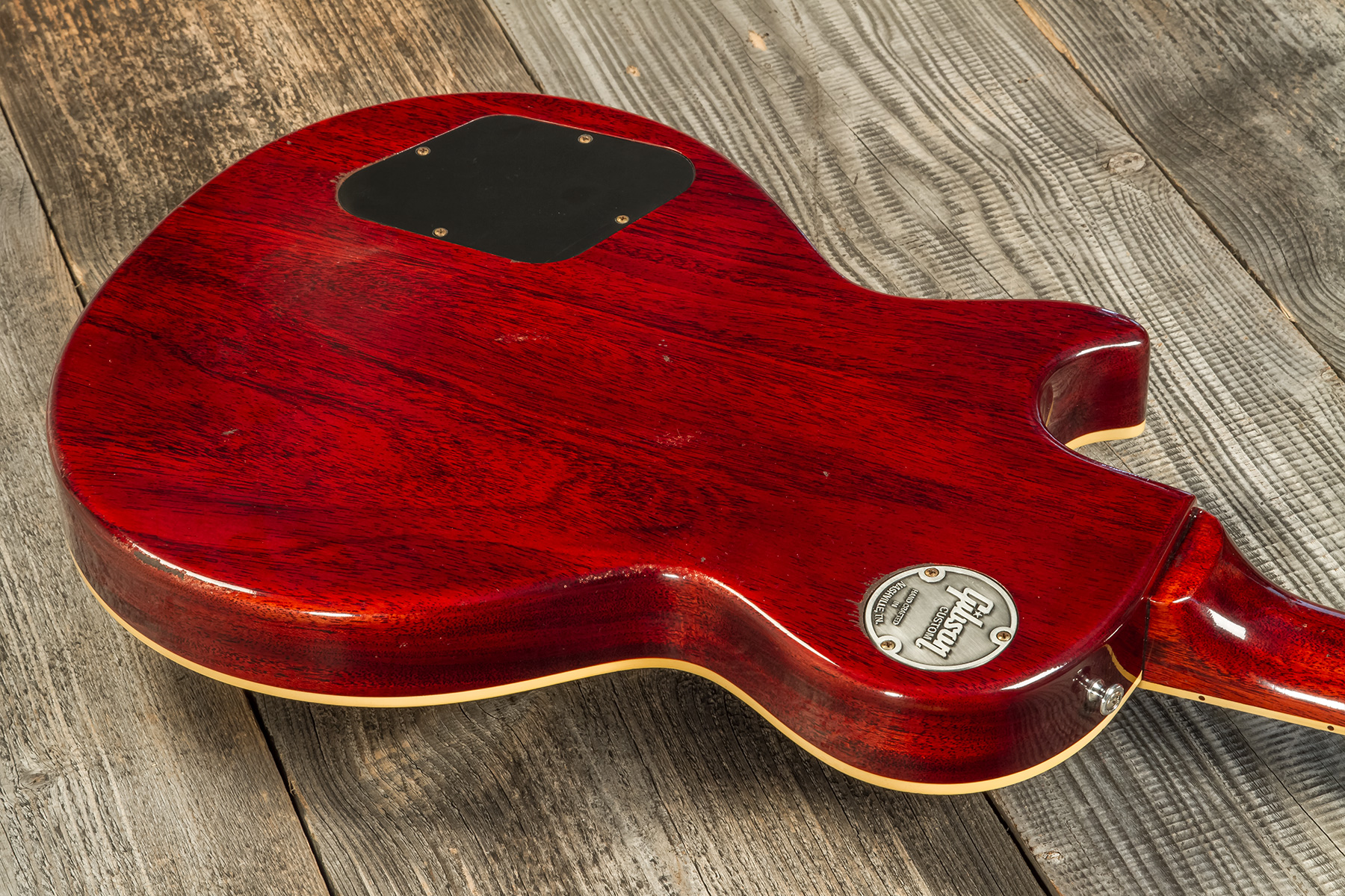 Gibson Custom Shop Jeff Beck Les Paul Standard 1959 Yardburst 2h Ht Rw #yb010 - Murphy Lab Aged Dark Cherry Sunburst - Guitarra eléctrica de corte úni