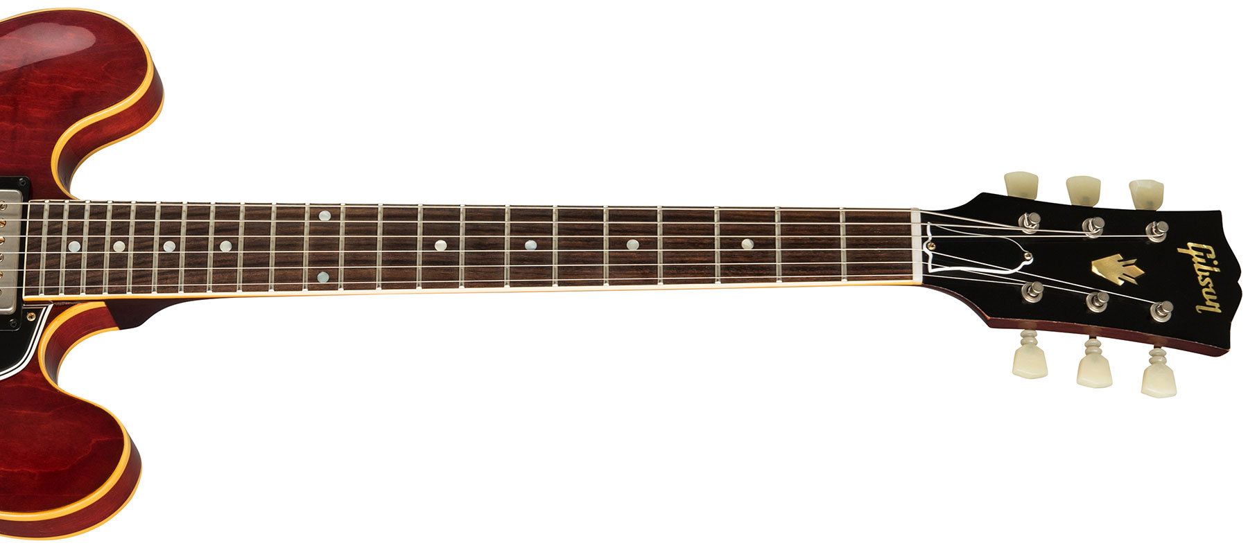 Gibson Custom Shop Jerry Kennedy Es-335 1961 Pretty Woman 2019 Ltd 2h Ht Rw - Aged Faded Cherry - Guitarra eléctrica de autor - Variation 4