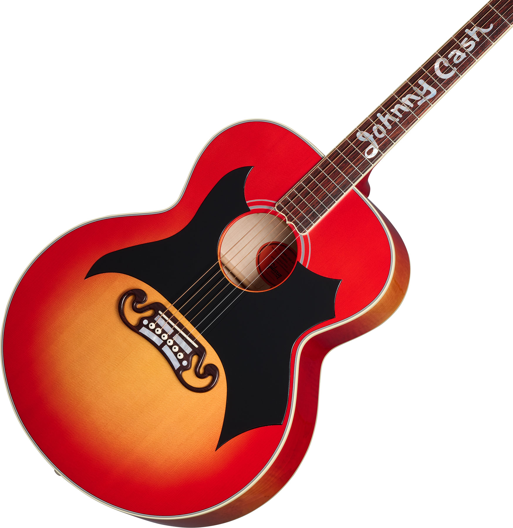 Gibson Custom Shop Johnny Cash Sj200 Tout Erable Rw - Vintage Cherry Sunburst - Guitarra folk - Variation 3