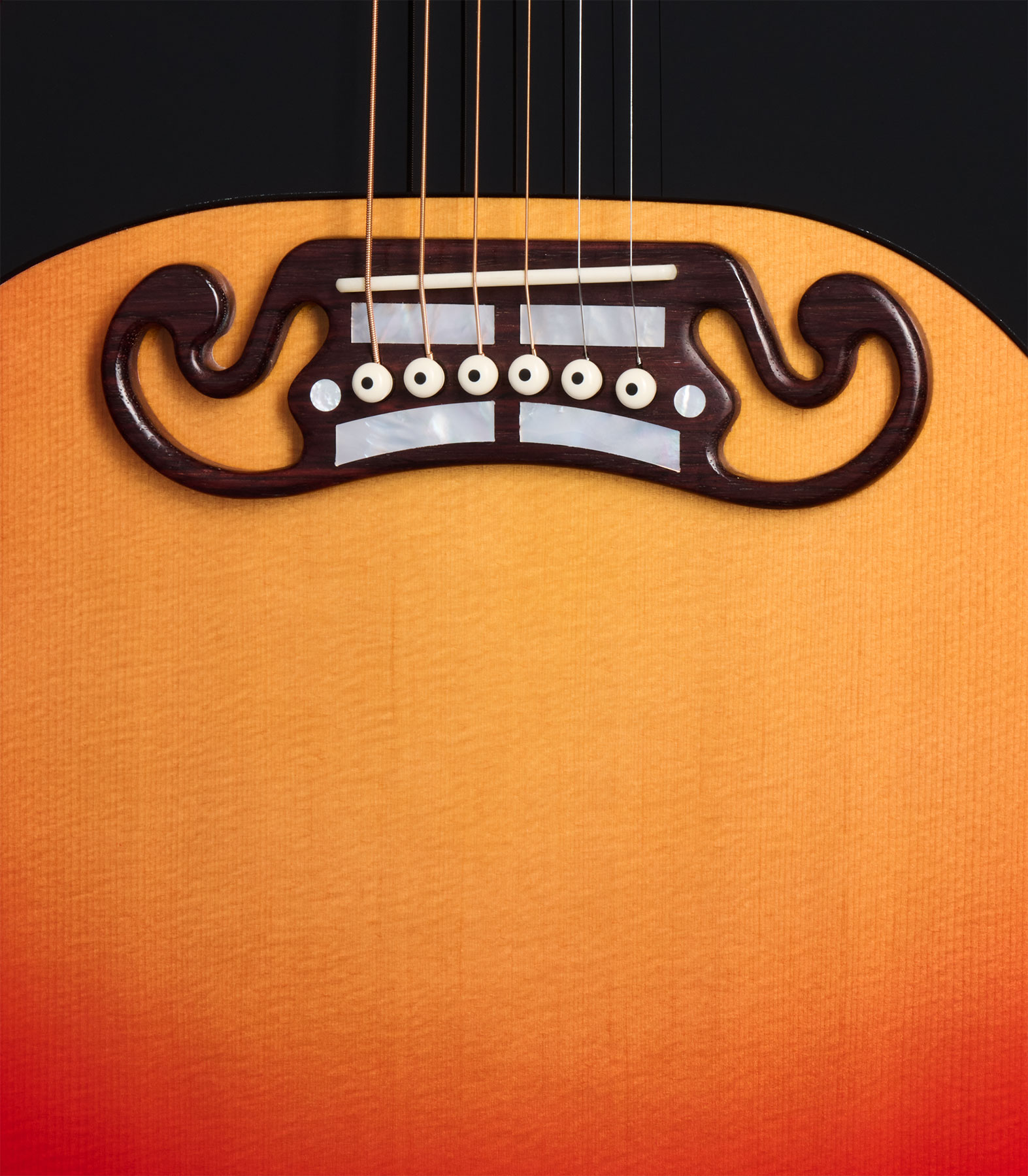 Gibson Custom Shop Johnny Cash Sj200 Tout Erable Rw - Vintage Cherry Sunburst - Guitarra folk - Variation 4