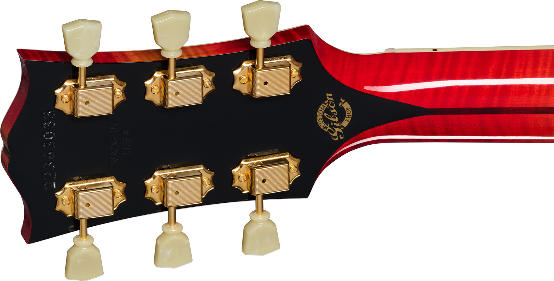 Gibson Custom Shop Johnny Cash Sj200 Tout Erable Rw - Vintage Cherry Sunburst - Guitarra folk - Variation 6