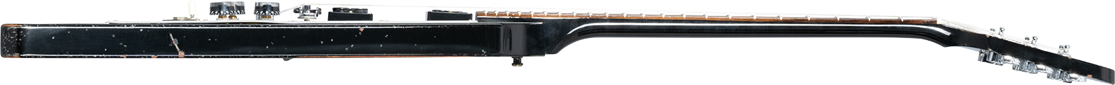 Gibson Custom Shop Kirk Hammett Flying V 1979 2h Ht Rw - Murphy Lab Aged Ebony - Guitarra electrica metalica - Variation 3