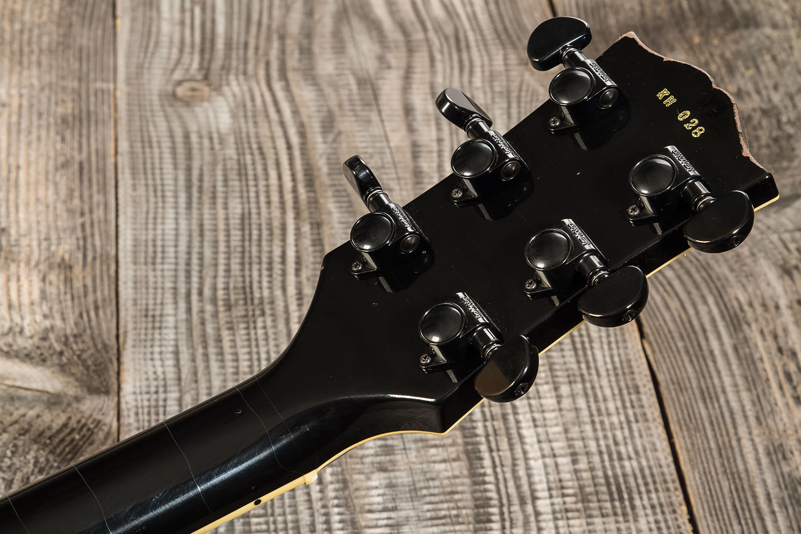 Gibson Custom Shop Kirk Hammett Les Paul Custom 1989 2h Ht Eb #kh009 - Murphy Lab Aged Ebony - Guitarra eléctrica de autor - Variation 12