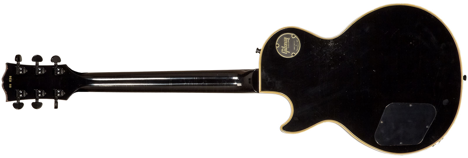 Gibson Custom Shop Kirk Hammett Les Paul Custom 1989 2h Ht Eb #kh009 - Murphy Lab Aged Ebony - Guitarra eléctrica de autor - Variation 4