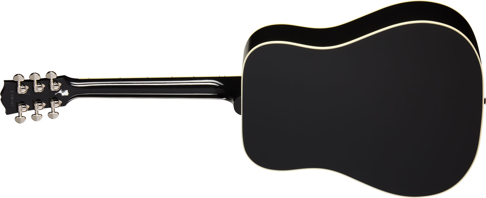 Gibson Custom Shop Kirk Hammett Raven Ltd Signature Epicea Acajou Eb - Emb 28/10 - Ebony - Guitarra folk - Variation 1