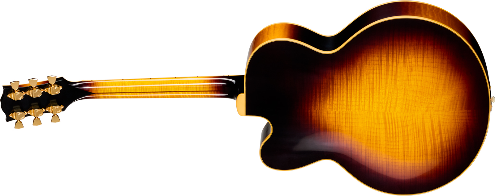 Gibson Custom Shop L5 Ces 1957 Reissue 2h Ht Eb - Vos Vintage Sunburst - Guitarra elécrica Jazz cuerpo acústico - Variation 1