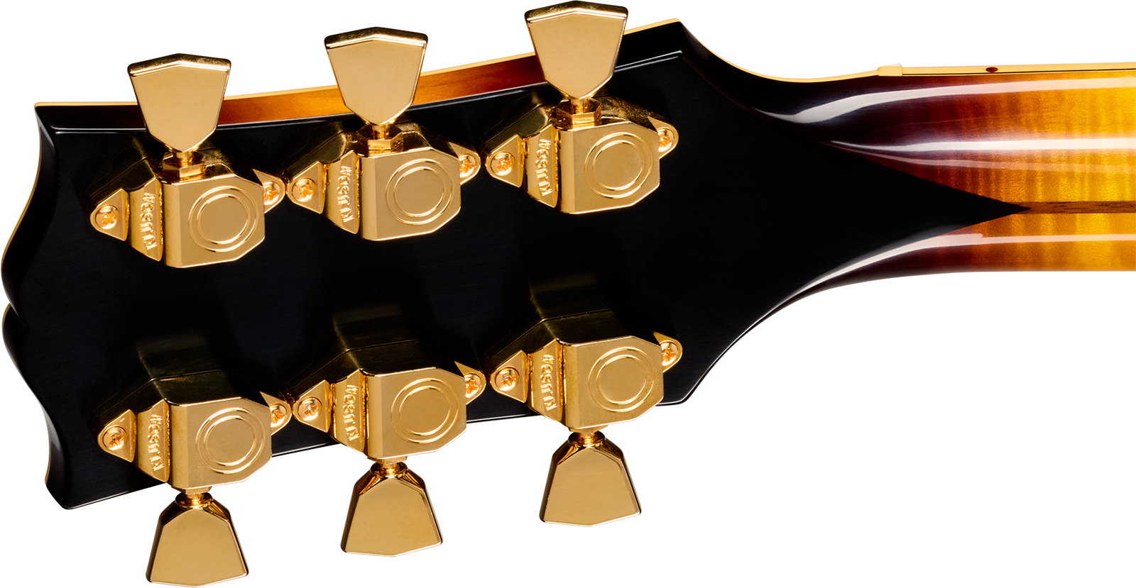 Gibson Custom Shop L5 Ces 1957 Reissue 2h Ht Eb - Vos Vintage Sunburst - Guitarra elécrica Jazz cuerpo acústico - Variation 5