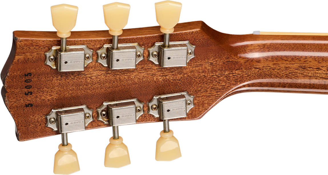 Gibson Custom Shop Les Paul 1955 Namm Show Commemorative 2s P90 Rw - Murphy Lab Light Aged Viceroy Brown - Guitarra eléctrica de corte único. - Variat