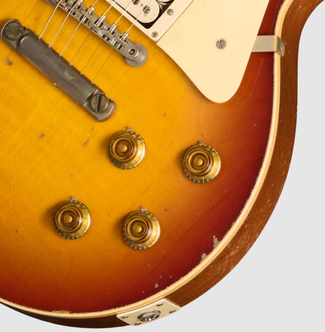 Gibson Custom Shop Les Paul 1957 Reissue Le Ltd 2h Ht Rw - Murphy Lab Ultra Heavy Aged Refin Burst - Guitarra eléctrica de corte único. - Variation 2
