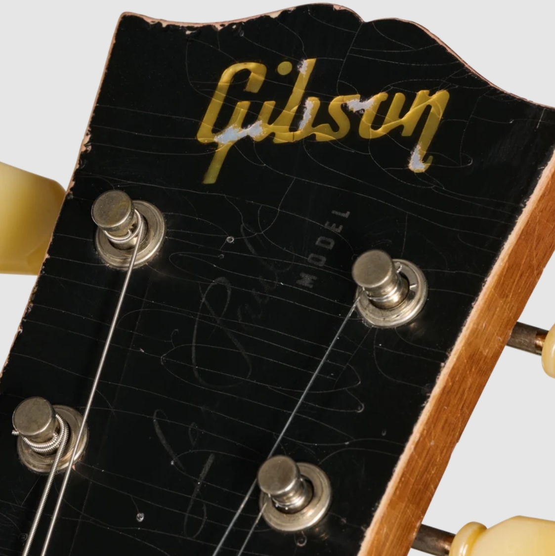 Gibson Custom Shop Les Paul 1957 Reissue Le Ltd 2h Ht Rw - Murphy Lab Ultra Heavy Aged Refin Burst - Guitarra eléctrica de corte único. - Variation 6
