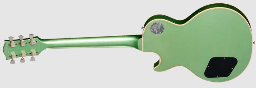 Gibson Custom Shop Les Paul Custom 1968 Reissue 2h Ht Eb - Murphy Lab Aged Jade Green - Guitarra eléctrica de corte único. - Variation 2