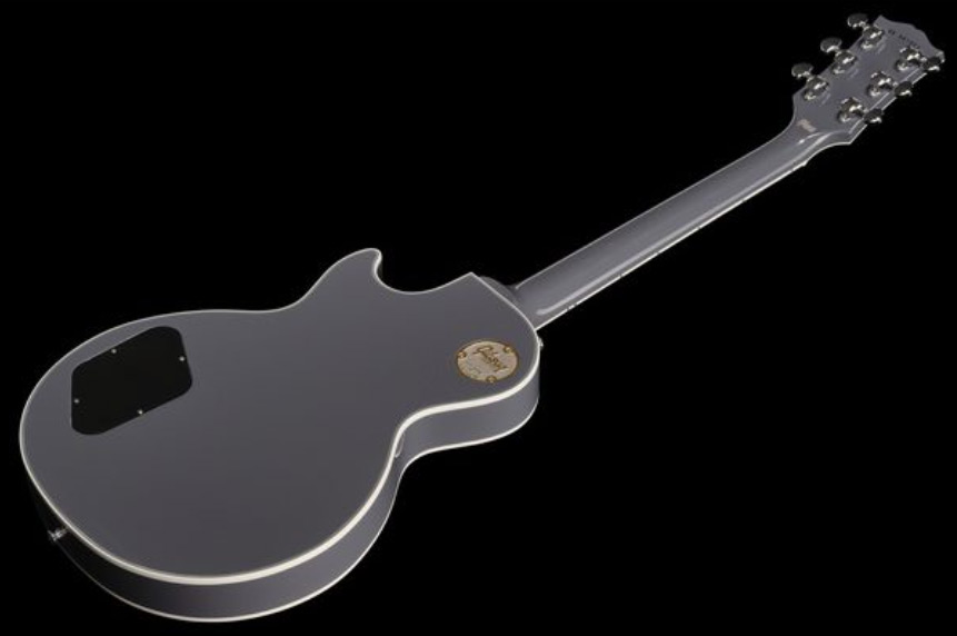 Gibson Custom Shop Les Paul Custom 2h Ht Eb - Arctic Blast - Guitarra eléctrica de corte único. - Variation 4