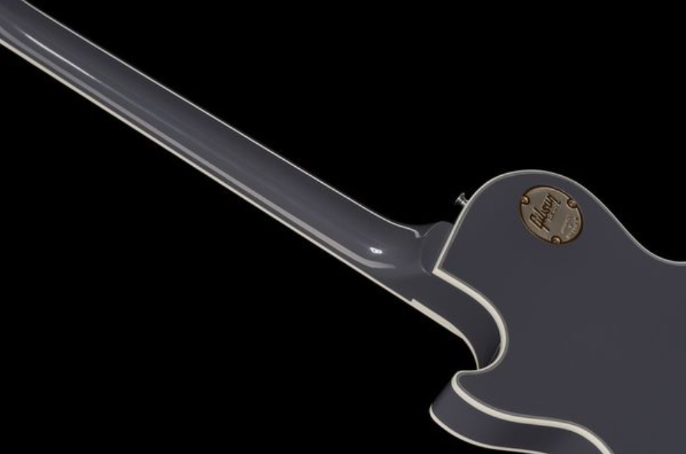 Gibson Custom Shop Les Paul Custom 2h Ht Eb - Arctic Blast - Guitarra eléctrica de corte único. - Variation 5