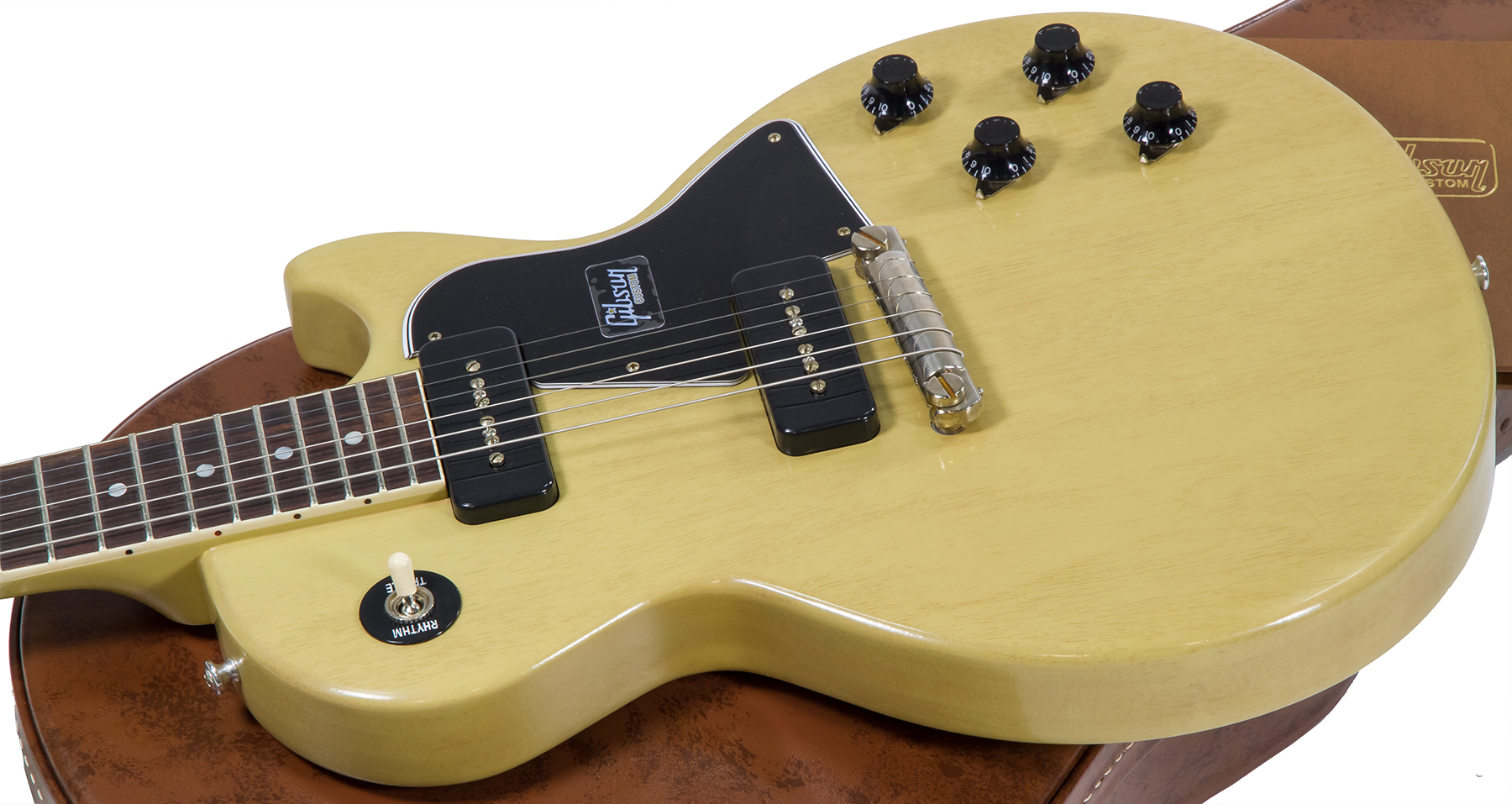 Gibson Custom Shop Les Paul Special 1957 Single Cut Reissue 2p90 Ht Rw - Vos Tv Yellow - Guitarra eléctrica de corte único. - Variation 2
